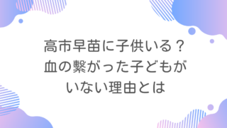 高市早苗に子供いる？血の繫がった子どもがいない理由とは